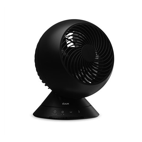 Duux | Fan | Globe | Table Fan | Black | Diameter 26 cm | Number of speeds 3 | Oscillation | 23 W | Yes
